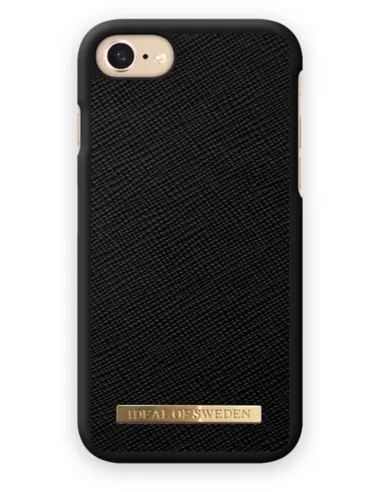 iDeal of Sweden Fashion Case Saffiano voor iPhone 8/7/6/6s/SE Black