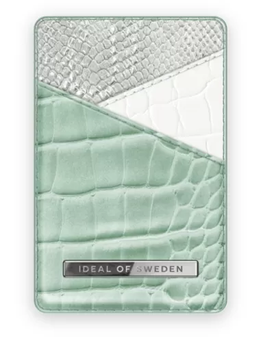 iDeal of Sweden Magnetic Card Holder Atelier voor Universal Palladian Mint Snake