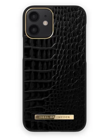 iDeal of Sweden Atelier Case Introductory voor iPhone 12 Mini Neo Noir Croco