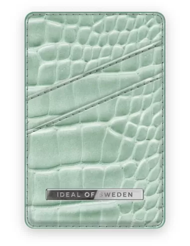 iDeal of Sweden Magnetic Card Holder Basic voor Universal Mint Croco
