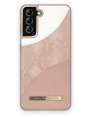 iDeal of Sweden Fashion Case Atelier voor Samsung Galaxy S21+ Blush Pink Snake