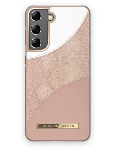 iDeal of Sweden Fashion Case Atelier voor Samsung Galaxy S21 Blush Pink Snake