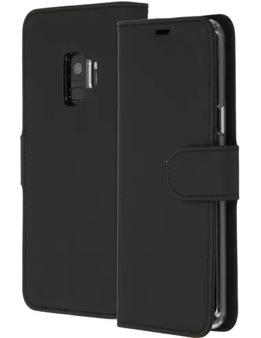 Accezz Booklet Wallet Black Galaxy S9