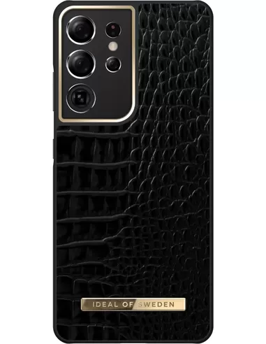 iDeal of Sweden Atelier Case Introductory voor Samsung Galaxy S21 Ultra Neo Noir Croco