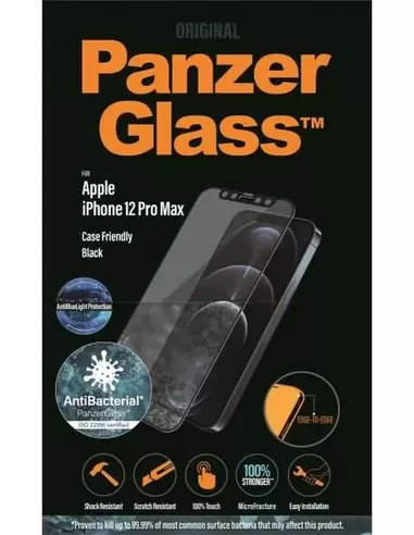 PanzerGlass Apple iPhone 12 Pro Max-Blk CF Anti-Bluelight AB