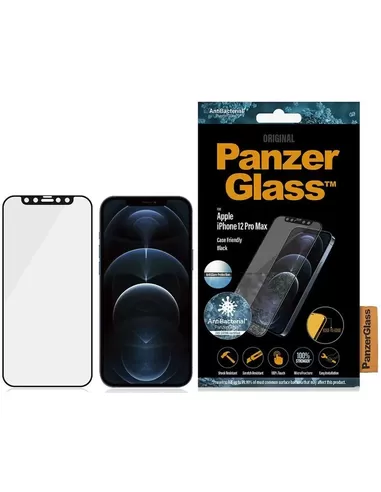 PanzerGlass Apple iPhone 12 Pro Max - Black CF Anti-Glare AB