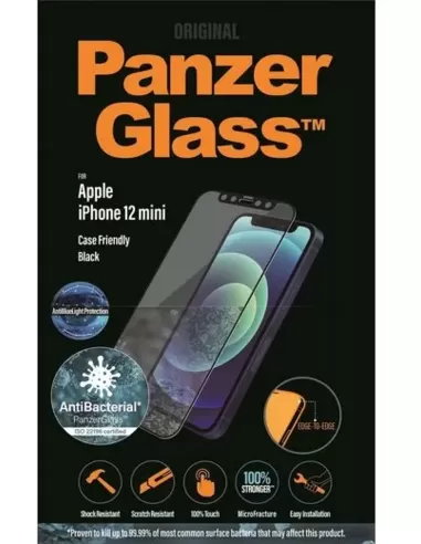 PanzerGlass Apple iPhone 12 mini-Black CF Anti-Bluelight AB
