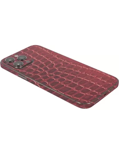 ScreenSafe Skin iPhone 12 Pro Bordeaux Snake zonder logo