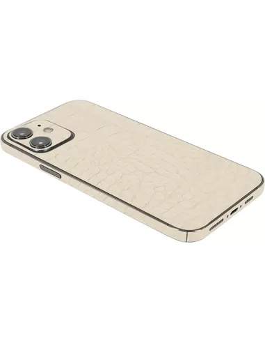 ScreenSafe Skin iPhone 12 Golden Pearl Croco zonder logo