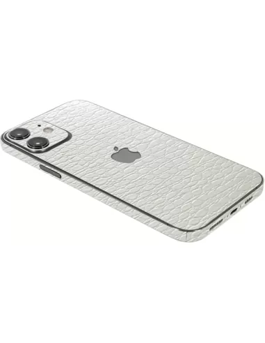 ScreenSafe Skin iPhone 12 mini Pearl Croco met logo