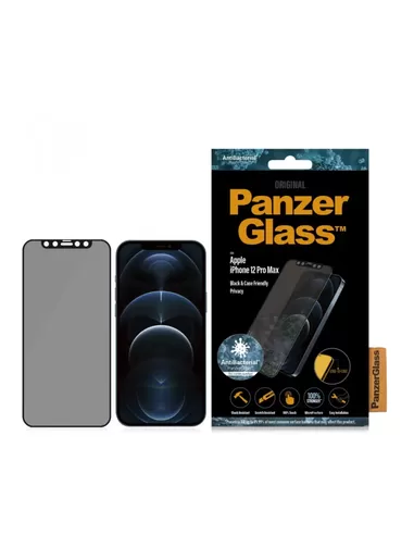 PanzerGlass Apple iPhone 12 Pro Max - Black CF CS Privacy AB