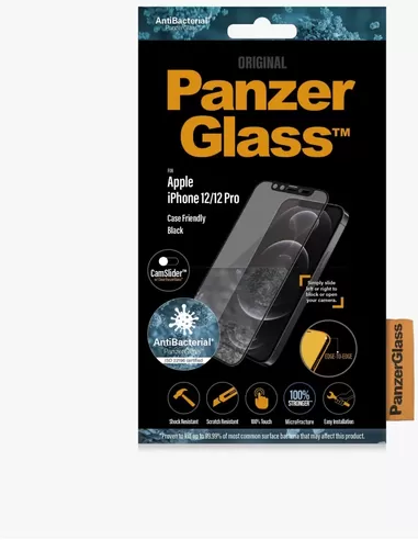 PanzerGlass Apple iPhone 12/12 Pro - Black CF CamSlider AB