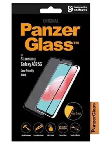 PanzerGlass Samsung Galaxy A32 5G - Black Case Friendly
