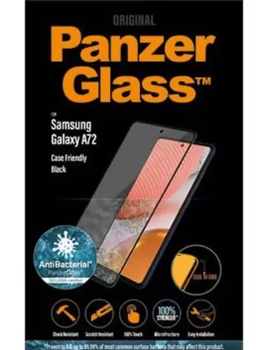 PanzerGlass Samsung Galaxy A72 - Black Case Friendly AB
