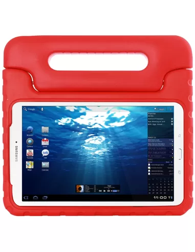 Kinderhoes voor Samsung Galaxy Tab E 9.6 / T560 Foam Beschermcover Rood