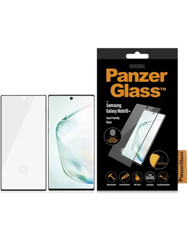 PanzerGlass Samsung Galaxy Note10+ FP - Black Case Friendly