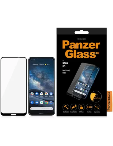 PanzerGlass Nokia 8.3 - Black Case Friendly