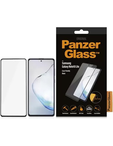 PanzerGlass Samsung Galaxy Note10 Lite - Black Case Friendly