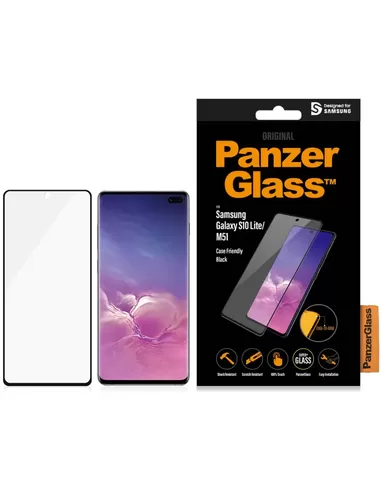 PanzerGlass Samsung Galaxy S10 Lite/M51-Black Case Friendly