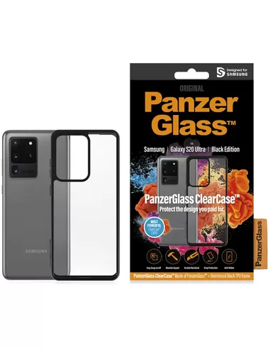 PanzerGlass ClearCase Black for Samsung Galaxy S20 Ultra