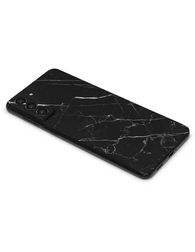 ScreenSafe Skin Galaxy S21 Plus Black Marble zonder logo