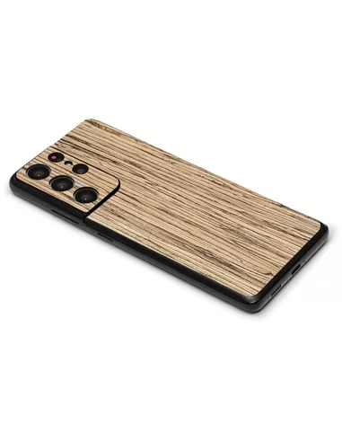 ScreenSafe Skin Galaxy S21 Ultra Milano Wood zonder logo