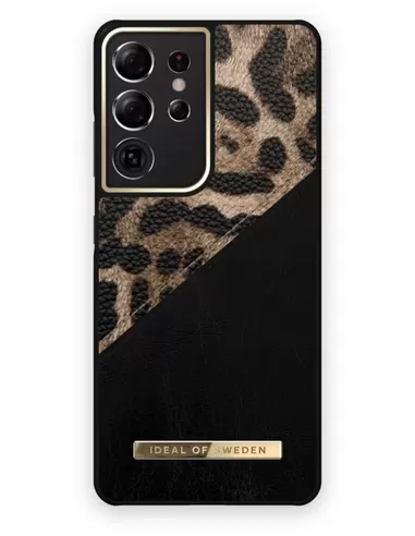 Ideal of Sweden Fashion Case Atelier Samsung Galaxy S21 Ultra Midnight Leopard