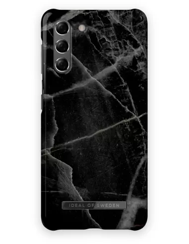 Ideal of Sweden Fashion Case Samsung Galaxy S21 Black Thunder Marble