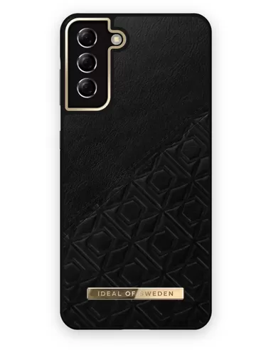 Ideal of Sweden Fashion Case Atelier Samsung Galaxy S21+ Embossed Black