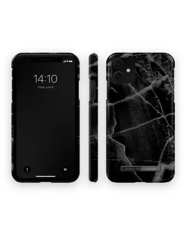 Ideal of Sweden Fashion Case iPhone 11/XR Black Thunder Marble