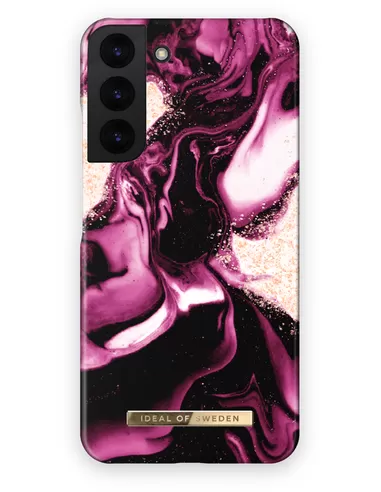 iDeal Of Sweden Fashion Case Samsung Galaxy S22+ Golden Ruby Marble