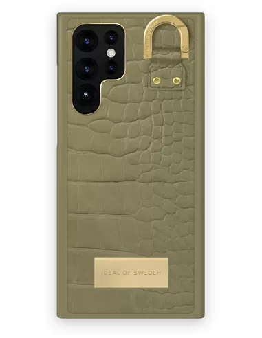 iDeal Of Sweden Fashion Case Atelier Samsung Galaxy S22 Ultra Sage Croco