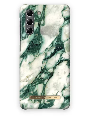 iDeal Of Sweden Fashion Case Samsung Galaxy S21 Calacatta Emerald Marble