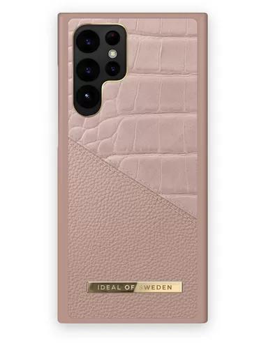 iDeal Of Sweden Fashion Case Atelier Samsung Galaxy S22 Ultra Rose Smoke Croco