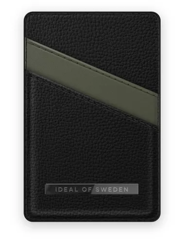 Ideal of Sweden Magnetic Card Holder Atelier Universal Onyx Black Khaki