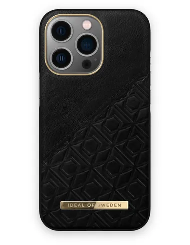 iDeal of Sweden Fashion Case Atelier iPhone 13 Pro Embossed Black