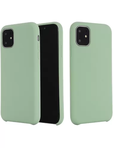 Liquid Silicone Back Cover Apple iPhone 11 Pro Max Mint Groen