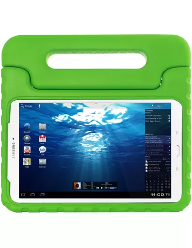 Kinderhoes voor Samsung Galaxy Tab E 9.6 / T560 Foam Beschermcover Groen