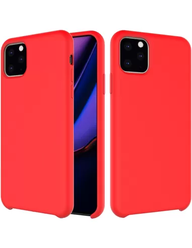 Liquid Silicone Back Cover Apple iPhone 11 Pro Max Rood